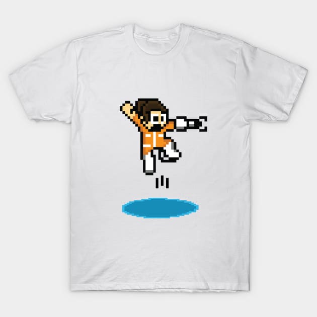 8Bit Portal T-Shirt by BennyJayKay